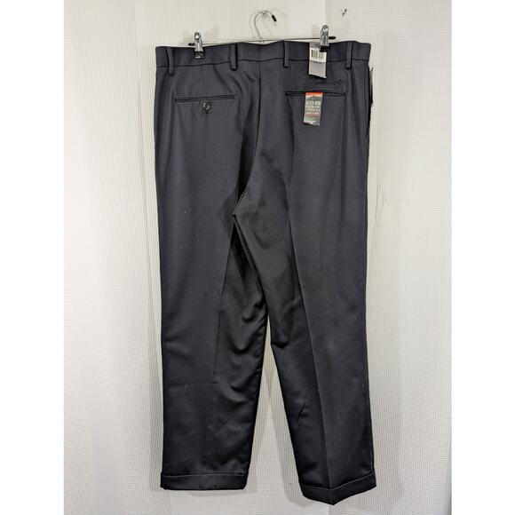 NWT@$85! DOCKERS! SLATE GRAY 100% COTTON  PLEAT FRONT/CUFF CHINO PANTS! SZ 38x32 - Picture 7 of 11
